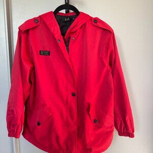 Red Rain Jacket